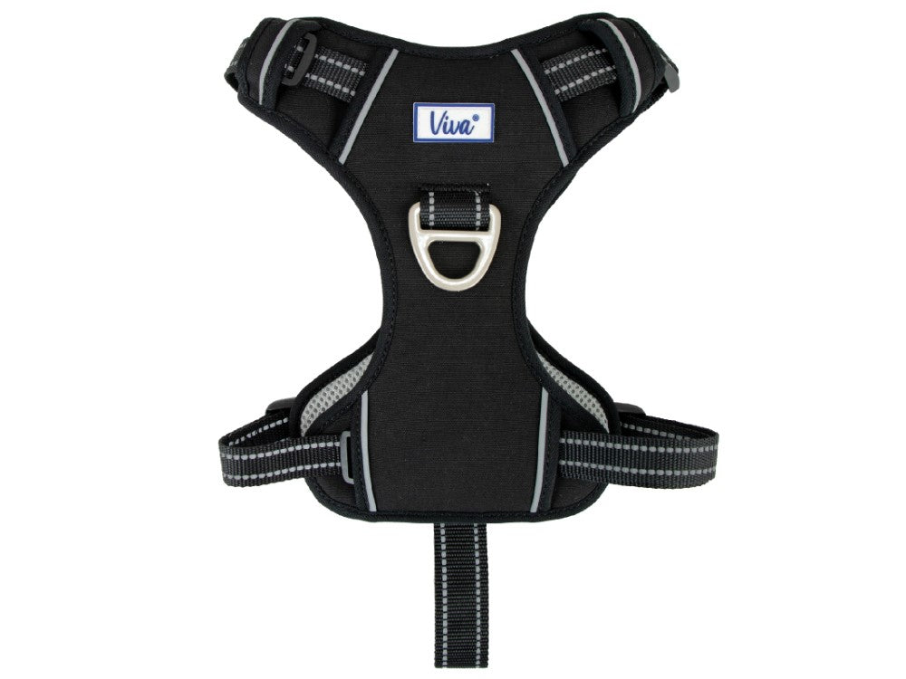 Ancol Viva Travel & Exercise 2 Point Dog Harness Black
