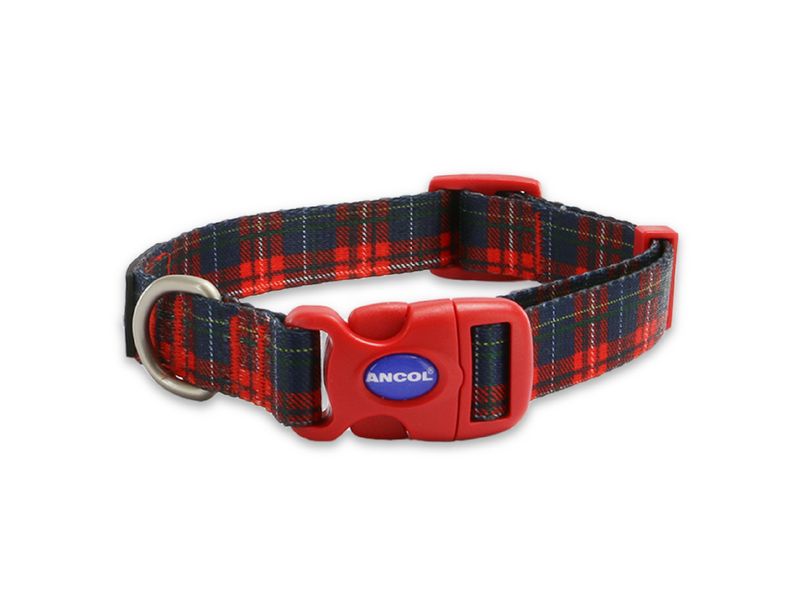 Ancol Tartan Dog Collar
