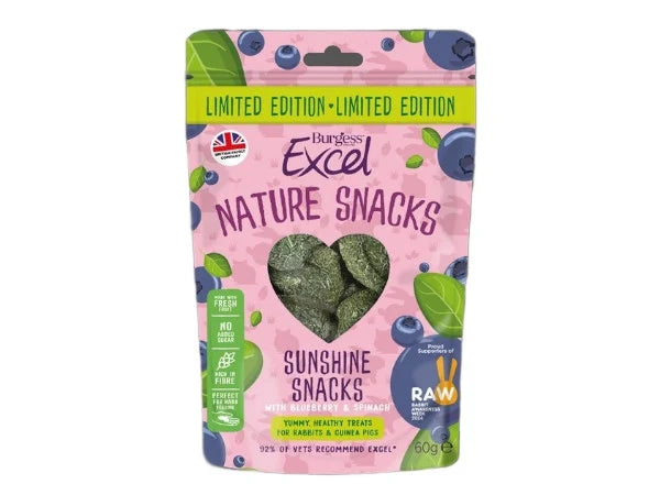 Burgess Excel Sunshine Snacks Small Pet Treats 60g