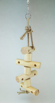 VPS Bird Wooden Bird Toy Toggle Stack