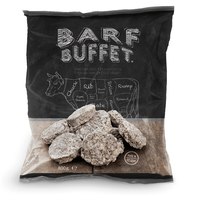 Barf Buffet Beef Tripe Burgers 800g
