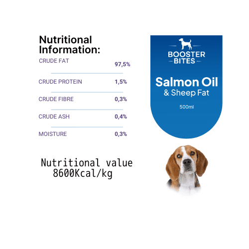 Booster Bites Salmon Oil & Sheep Fat 500ml