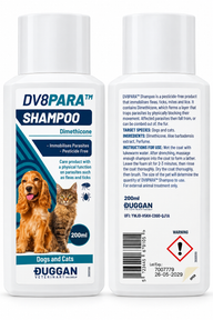 DV8PARA Parasite Control Shampoo for Dogs & Cats 200ml