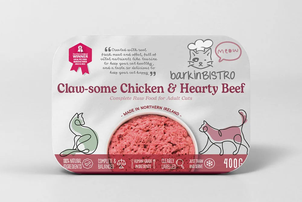Barkin Bistro | Claw-Some Chicken & Hearty Beef 400g