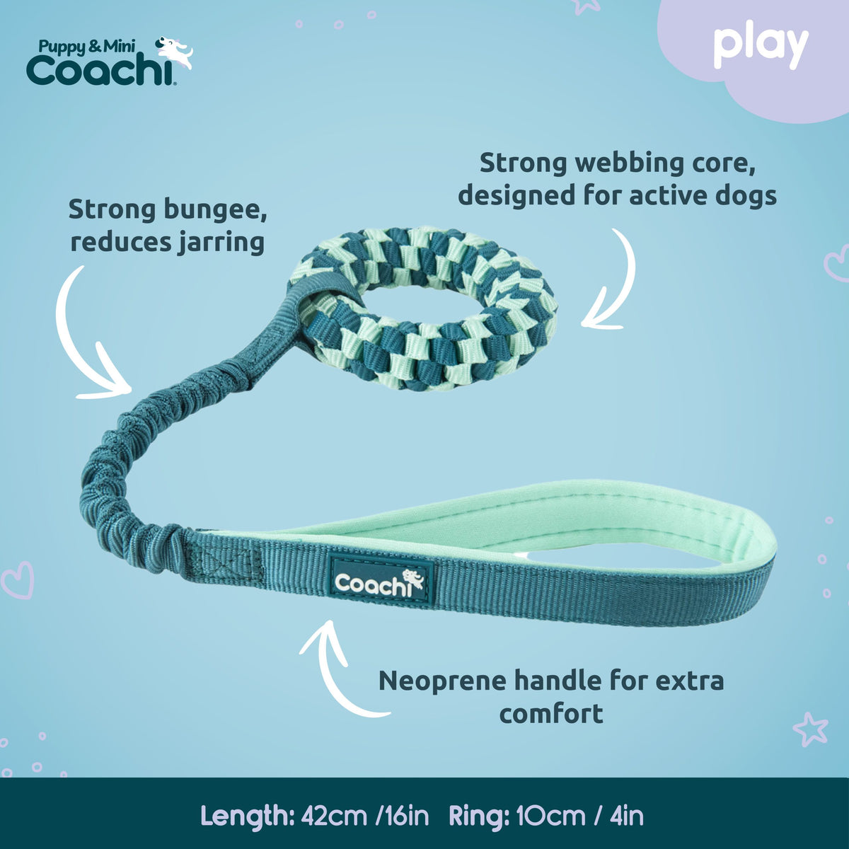 Company Of Animals Coachi Tuggi Helix Puppy Training Toy