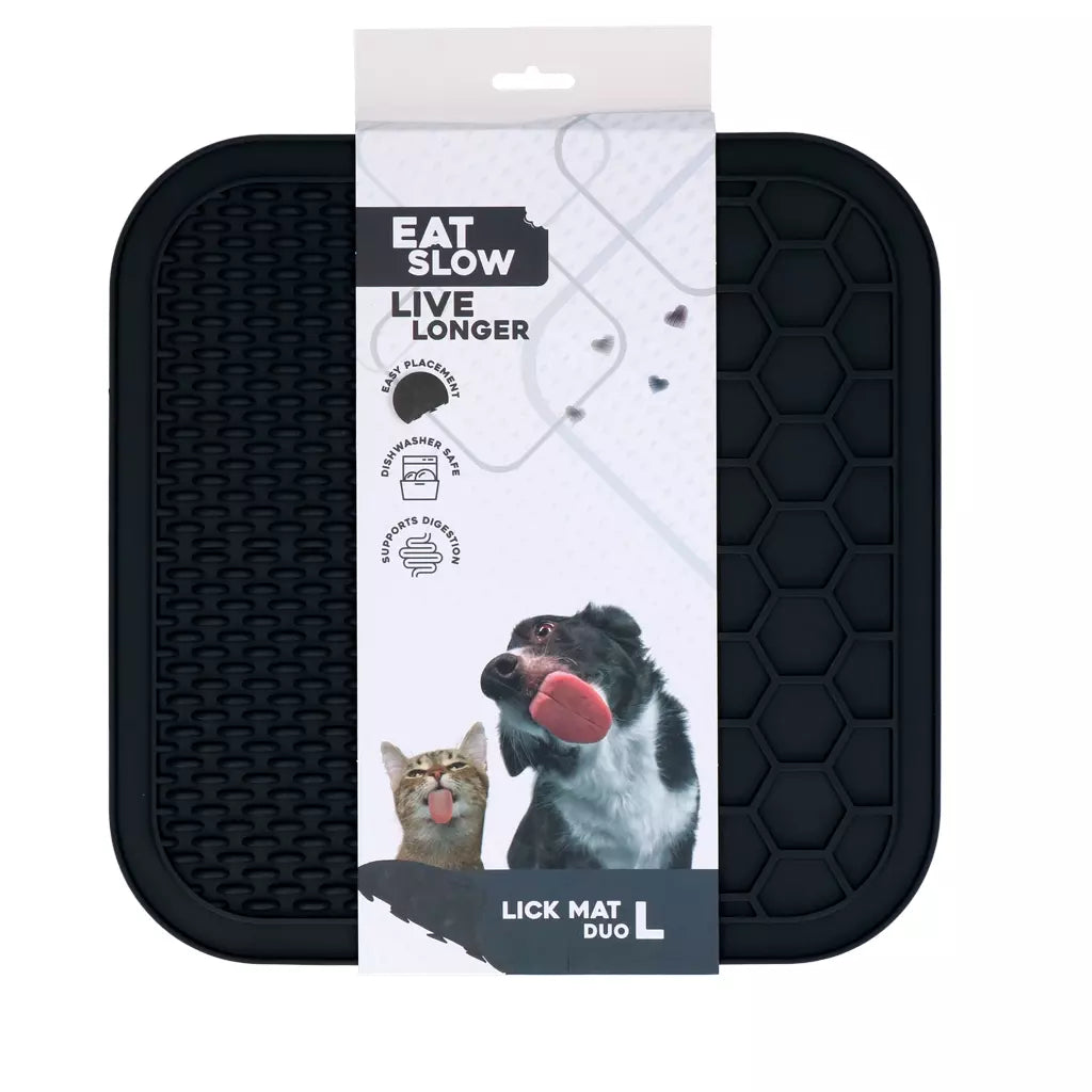 Eat Slow Live Longer Large Lick Mat Duo