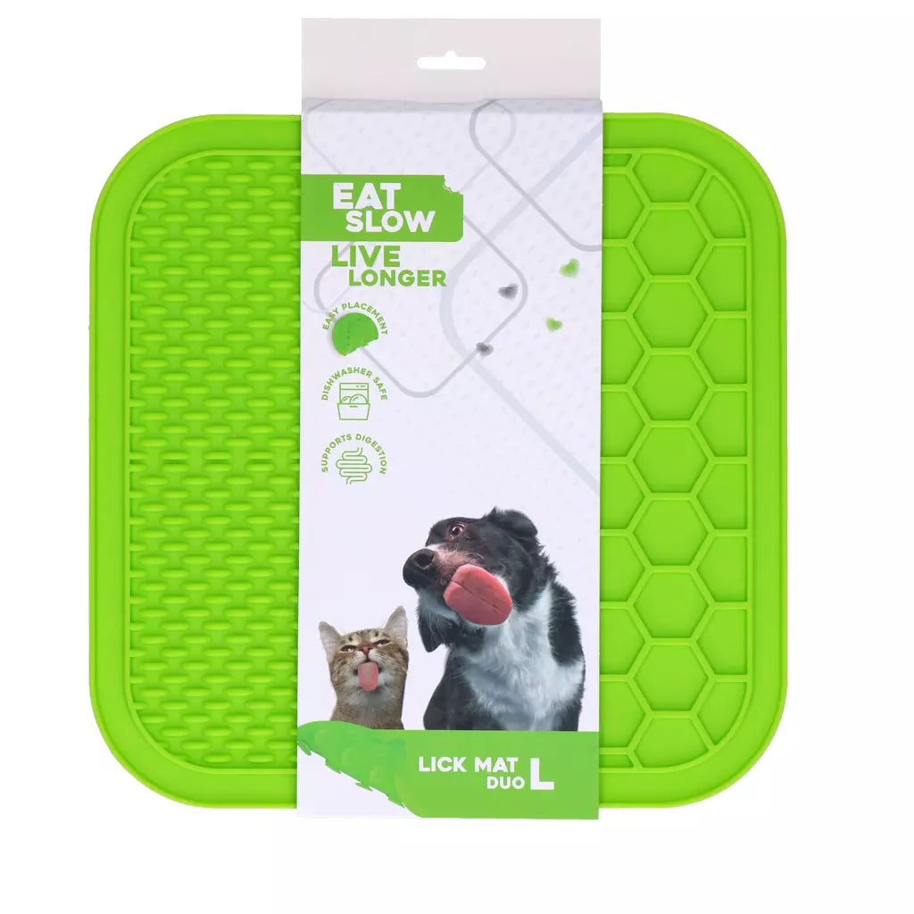 Eat Slow Live Longer Large Lick Mat Duo