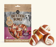 Zeus Better Bones Small Wrapped Bones Duck & Cranberry 197g