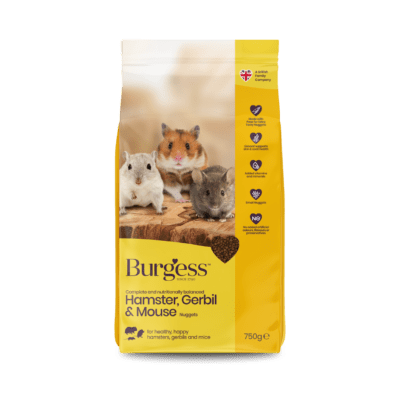 Burgess Hamster, Gerbil & Mouse 750g