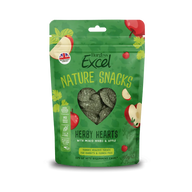 Burgess Excel Herby Hearts Small Pet Treats 60g