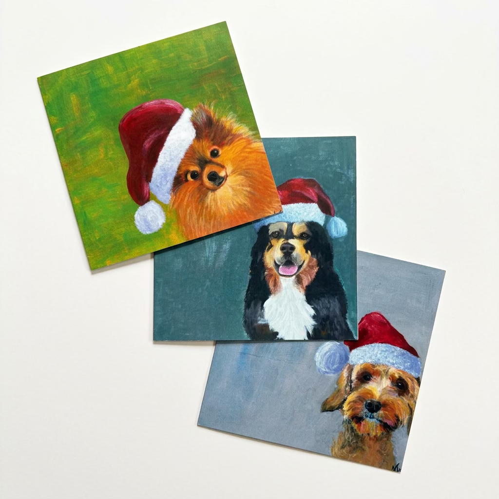 Dog Christmas Card