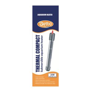 Betta Aquarium Heater Thermal & Compact 25w 5-20L