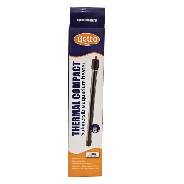 Betta Aquarium Heater Thermal & Compact 300w 200-300L
