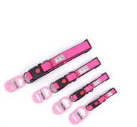 Panda Pink Reflective Padded Dog Collars
