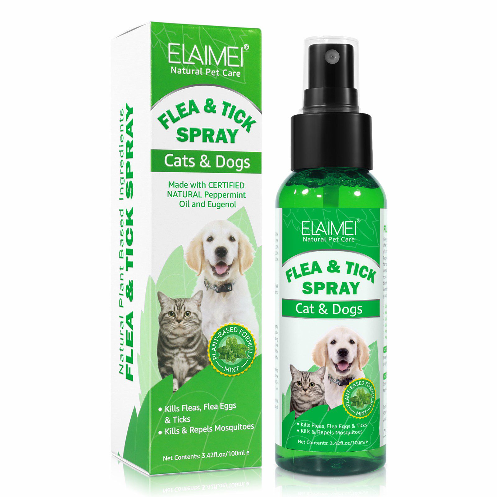 Elaimei Flea and Tick Spray 100ml