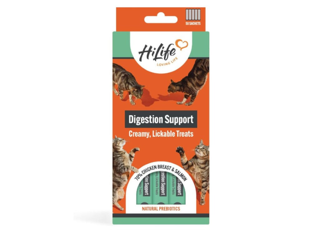 HiLife Cat Licks Digestive Support 5 x 15g