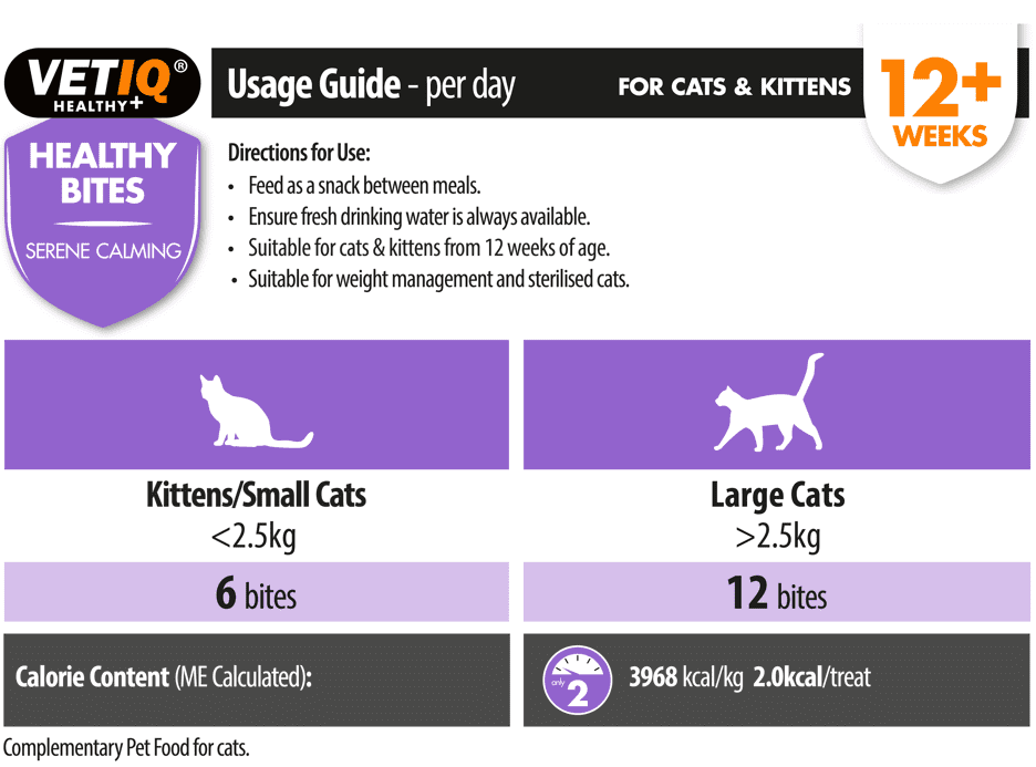 VetIQ Serene Calming Cat Treats 65g