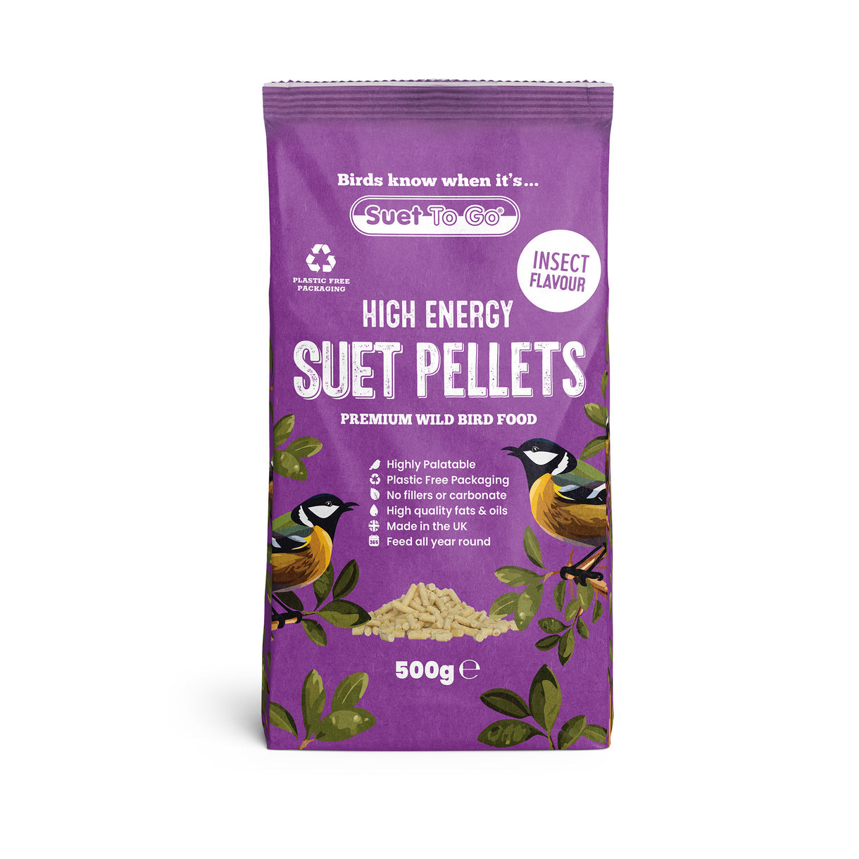 Suet To Go Suet Pellets Insect 500g