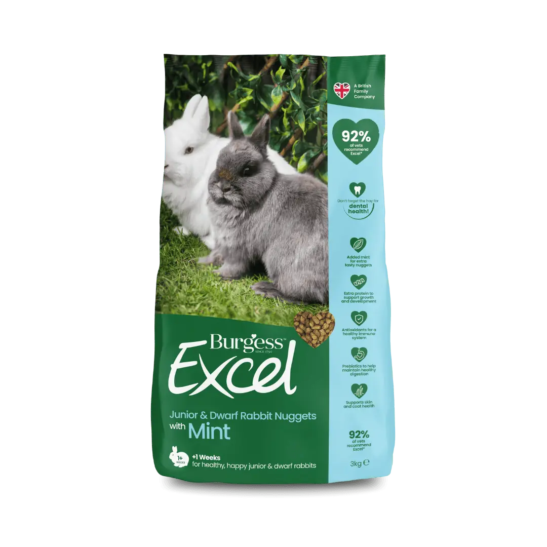 Burgess Excel Junior Rabbit Nuggets 3kg