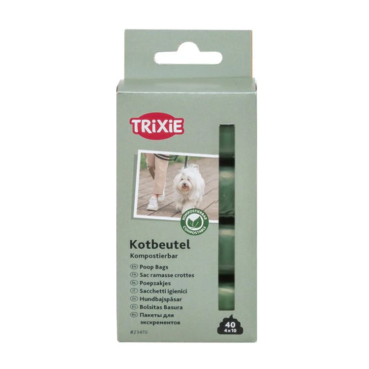 Trixie Compostable Poo Bags x4 Rolls