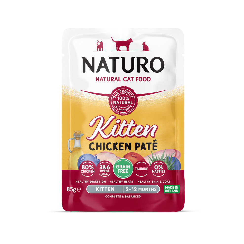 Naturo Grain Free Kitten Chicken Pâté 85g