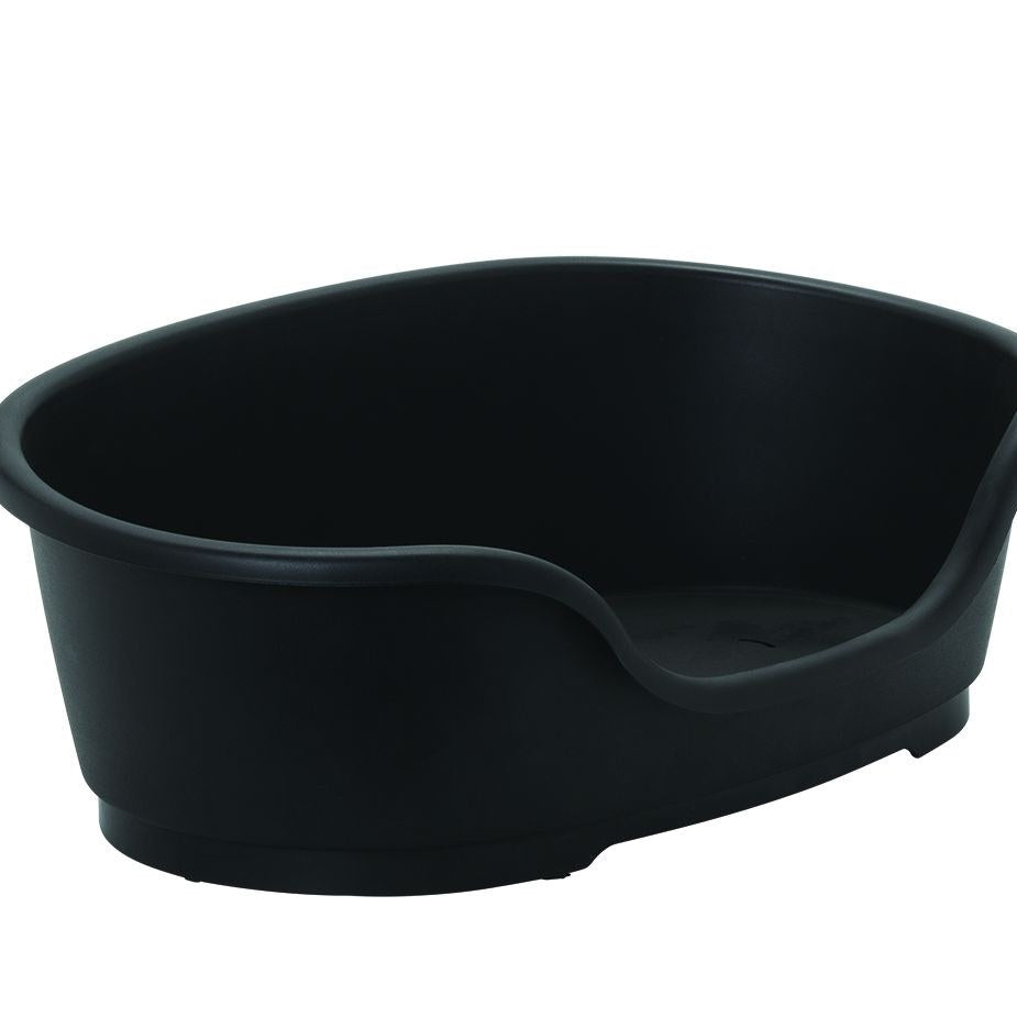 Domus Plastic Pet Bed 48cm Black