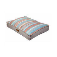 TM XL Dog Mattress Cushion Striped Blue 103 x 88cm