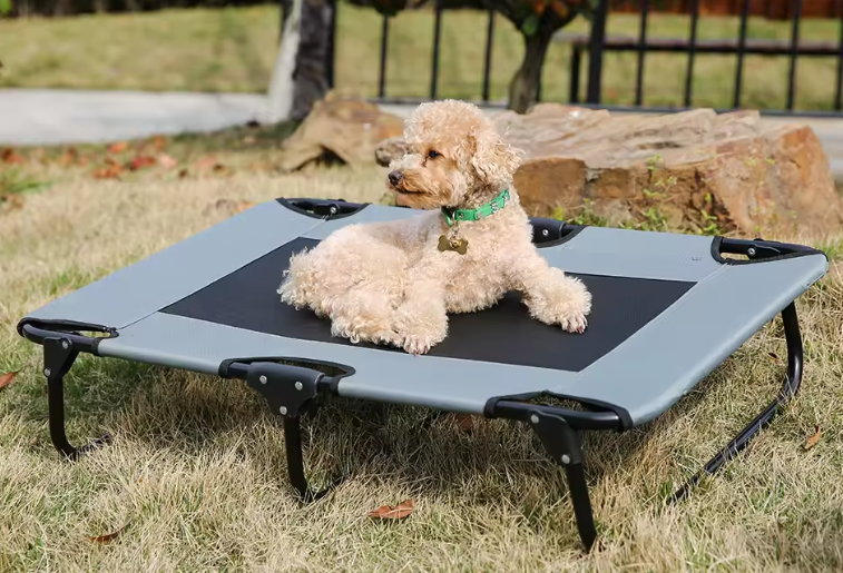 TM Raised Pet Bed 89x61x20cm