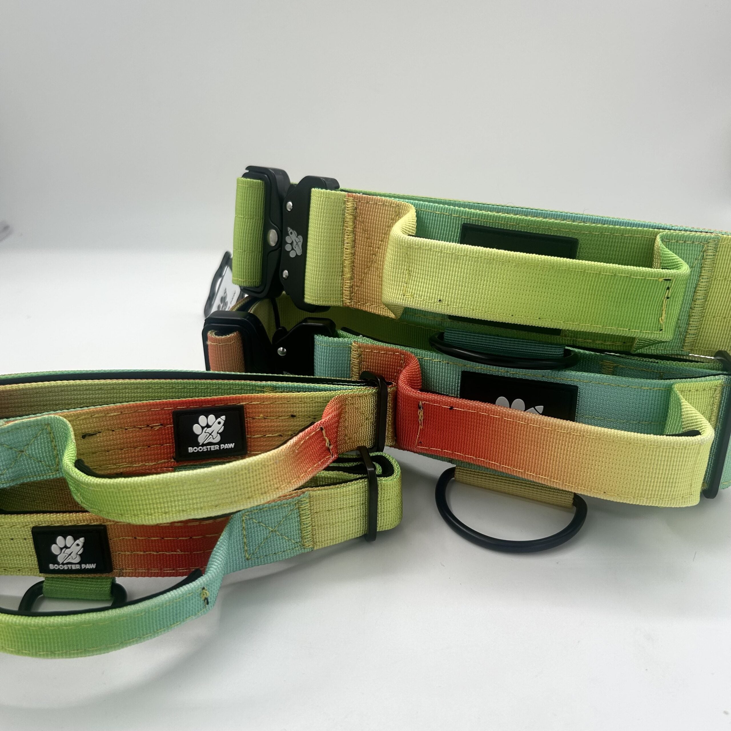 Booster Paw Rainbow Tactical Dog Collars