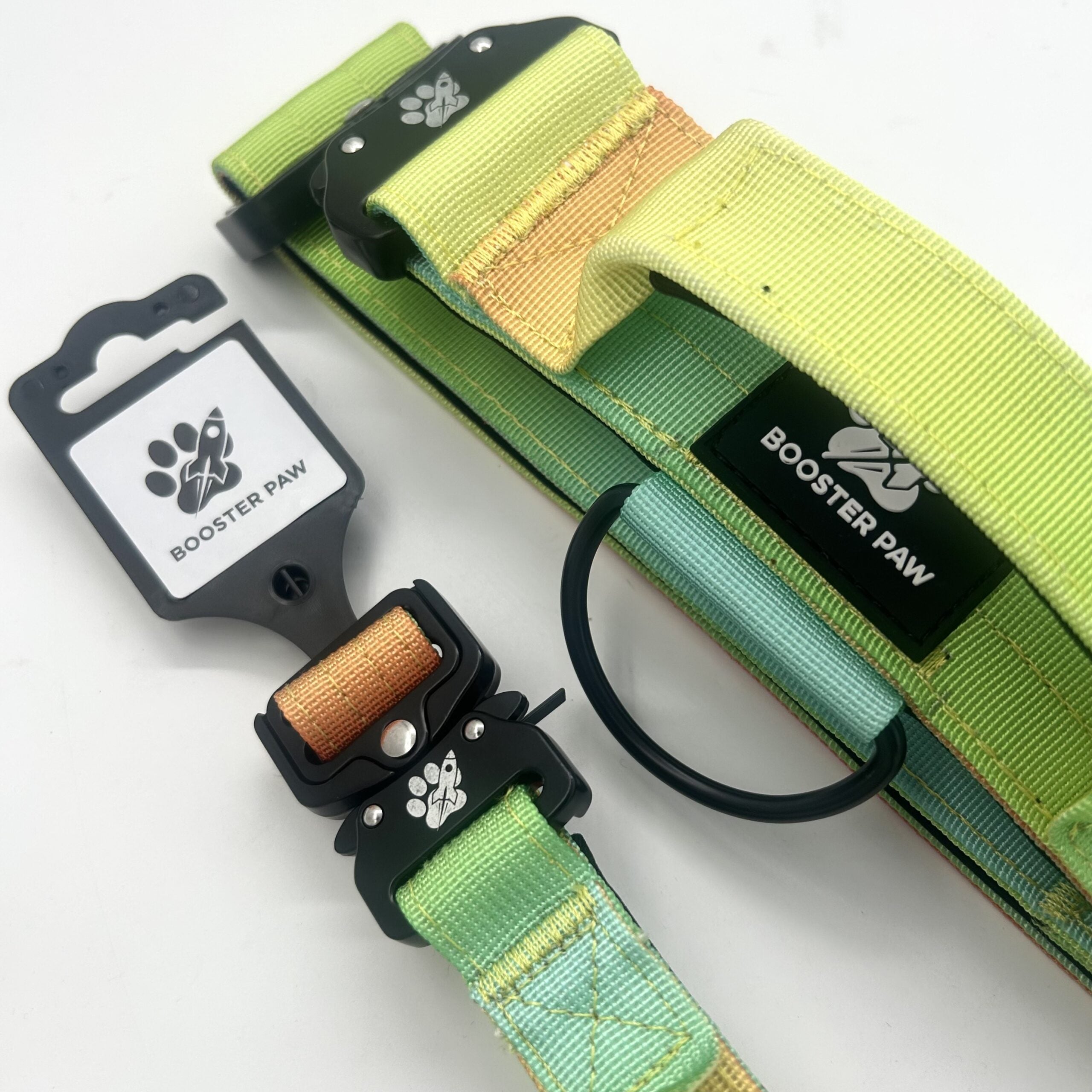 Booster Paw Rainbow Tactical Dog Collars