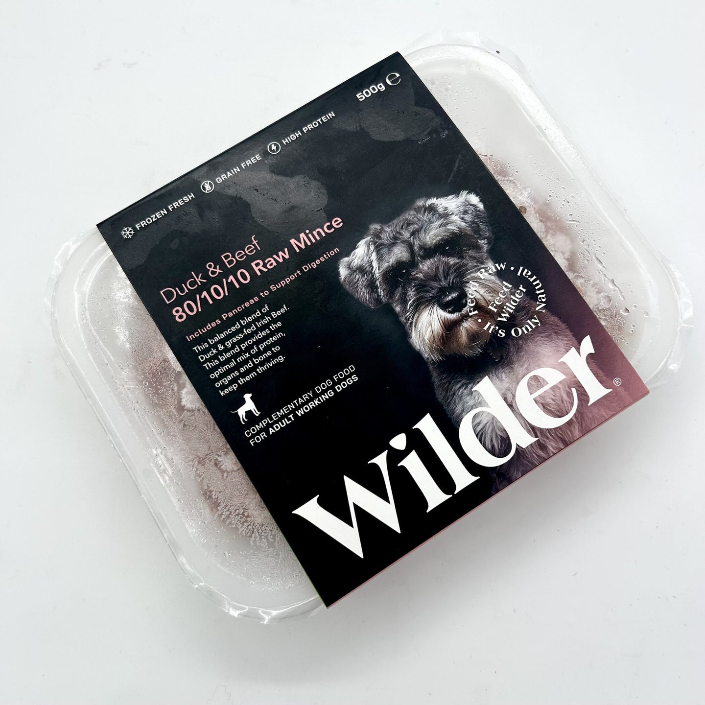 Wilder Irish Duck & Beef 80/10/10 Raw Mince 1kg