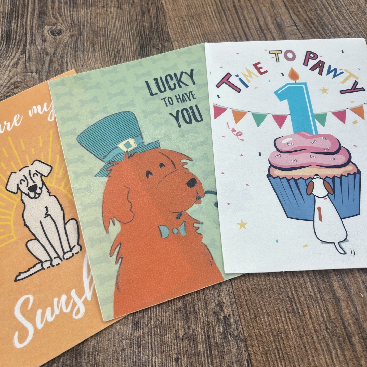 Edible Dog Cards for Birthdays & Occasions