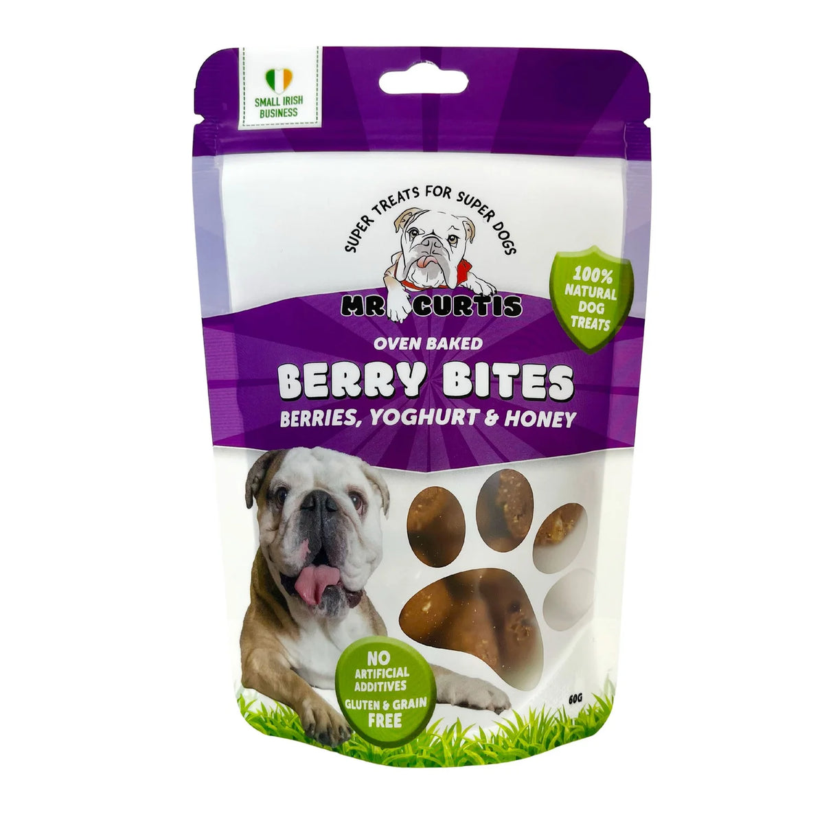 Mr Curtis Healthy Irish Dog Treats Berry Bites 60g