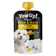YowUp! Dog Yogurt Pouch Salmon with Collagen, Omega 3 & 6 115g