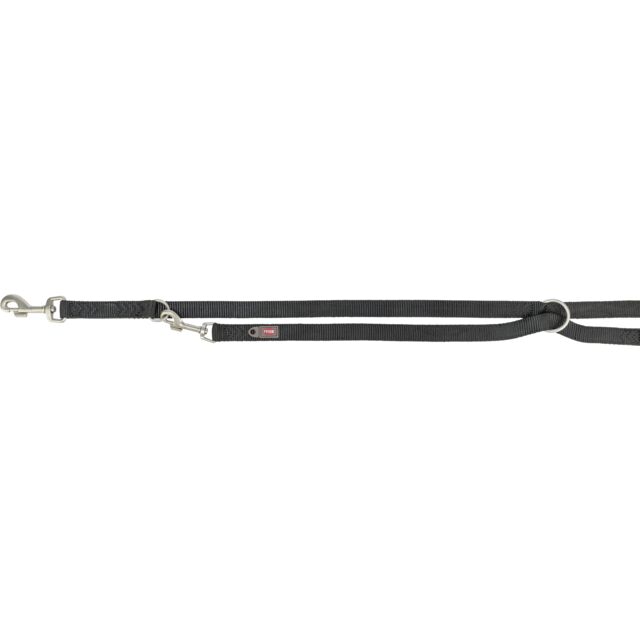 Trixie Double Ended Lead M/L Black