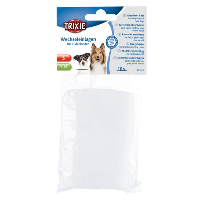 Trixie Washable Diaper Inserts for Male Dogs x10 Pack