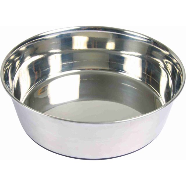 Trixie Stainless Steel Bowl with Rubber Base