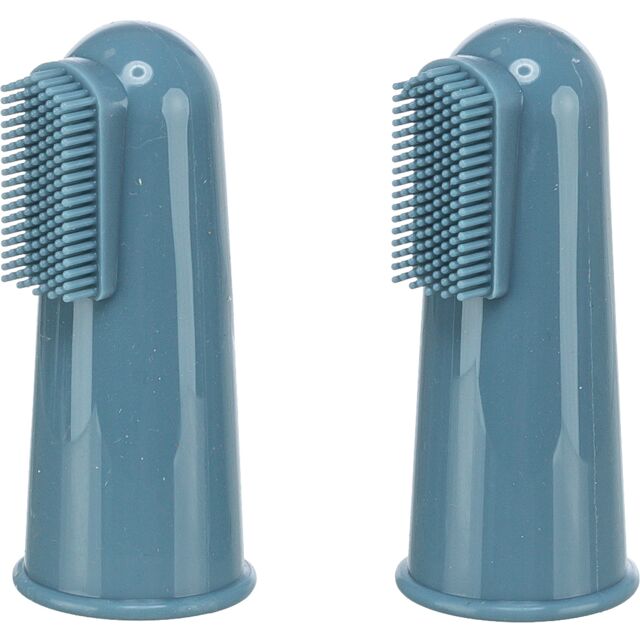 Trixie Silicone Finger Toothbrush x2 Pack