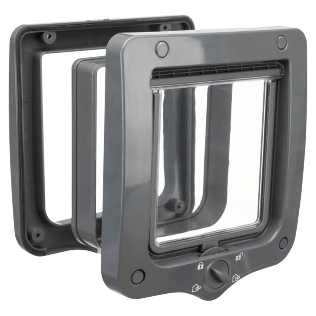 Tx 4WAY Cat Flap Tunnel Grey 20X22