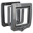 Tx 4WAY Cat Flap Tunnel Grey 20X22