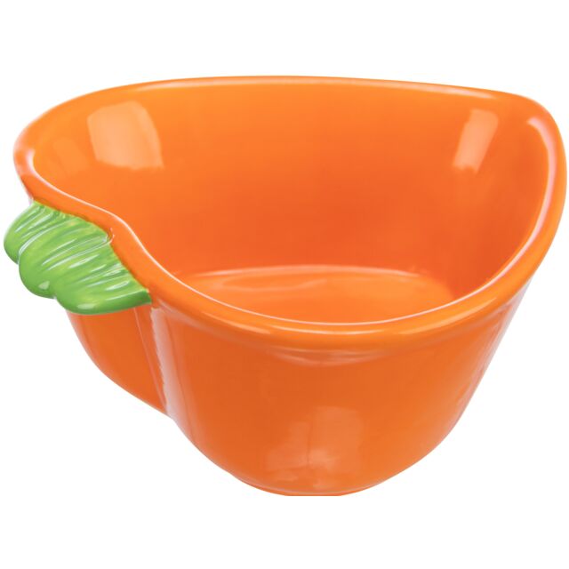 Trixie Ceramic Carrot Heart Dish 180ml