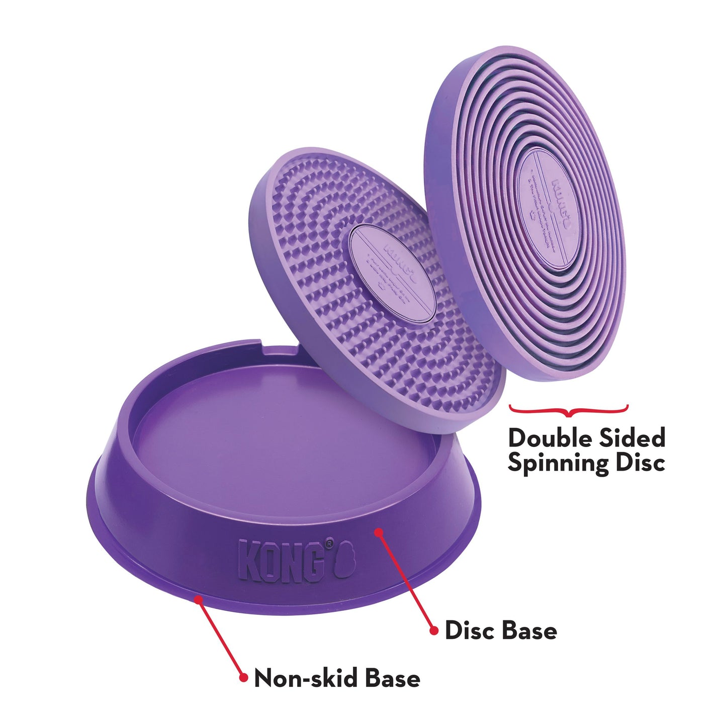 Kong Licks Spinz Small Slow Feeder