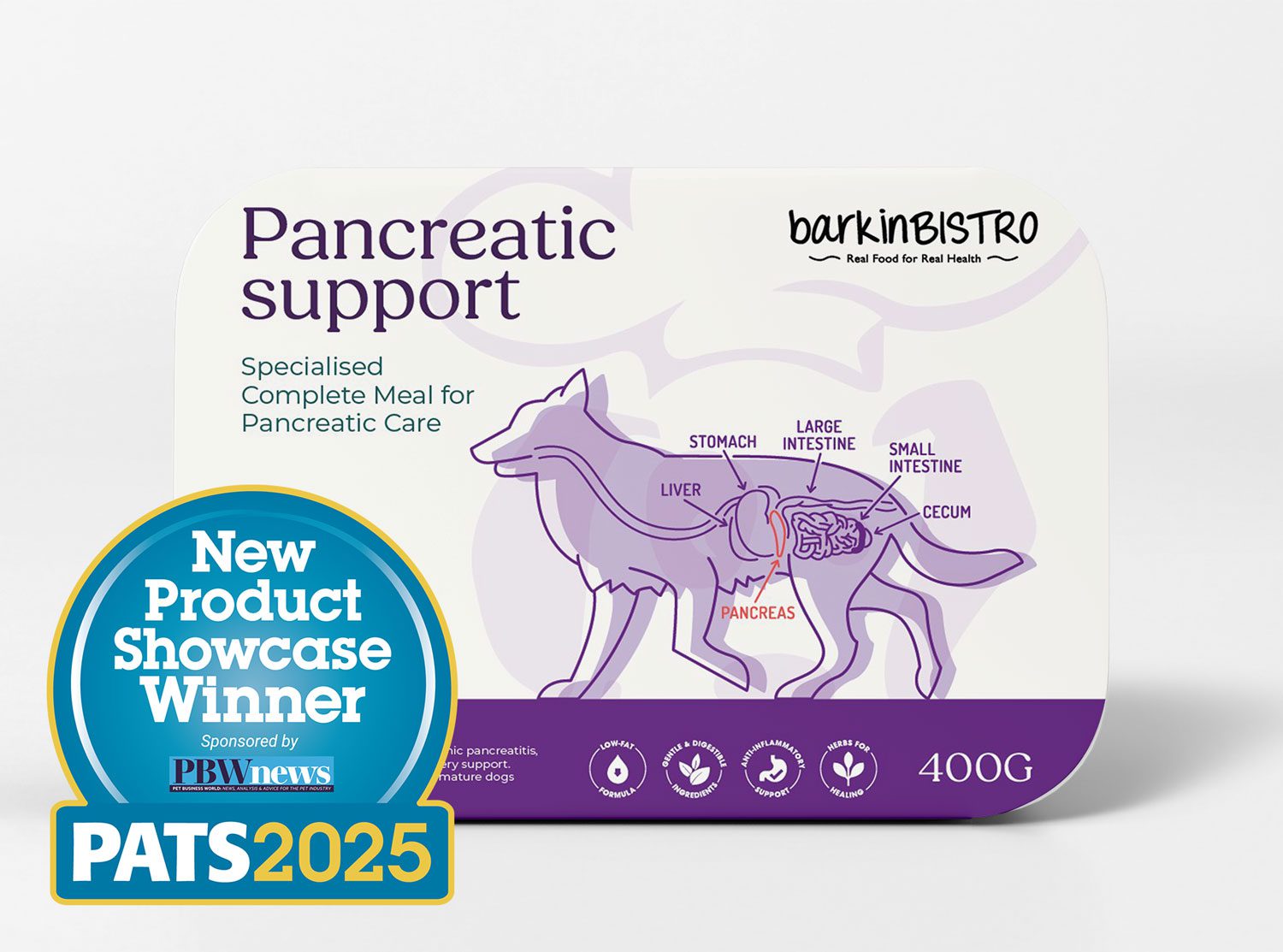 Barkin Bistro | Pancreatic Support for Dogs 400g