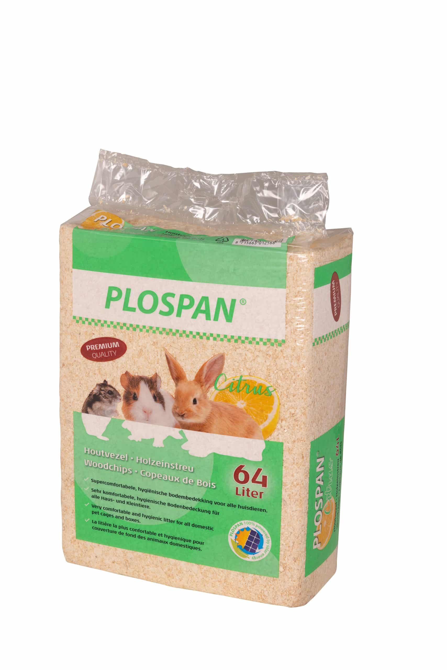 Plospan Citrus Woodshavings 64L