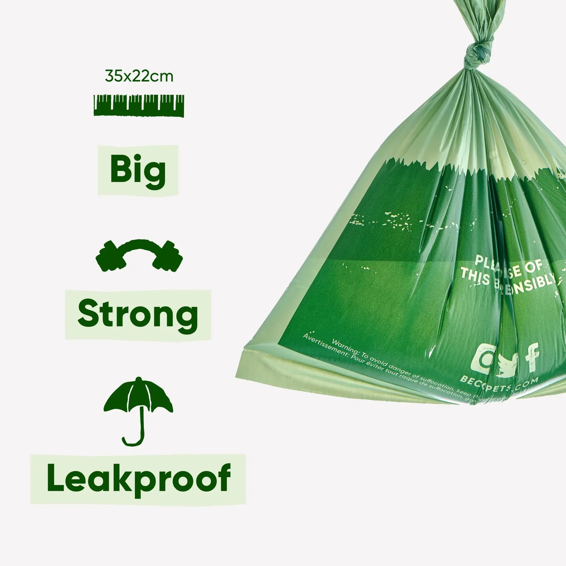 Beco Unscented Poo Bags