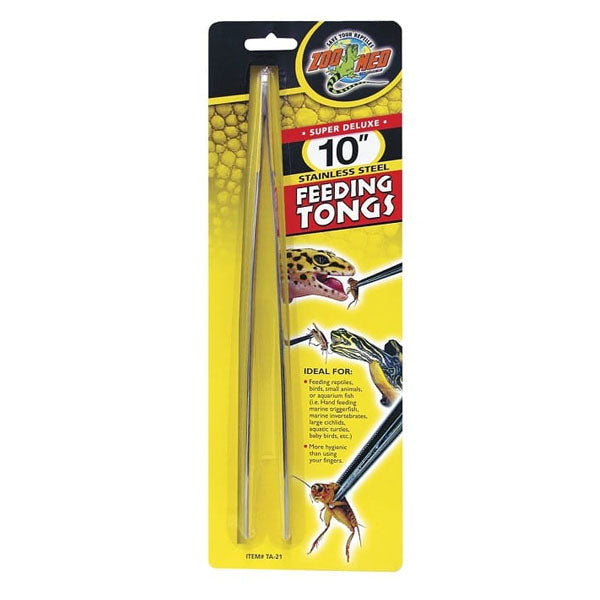 ZooMed Stainless Steel Feeding Tongs 25cm