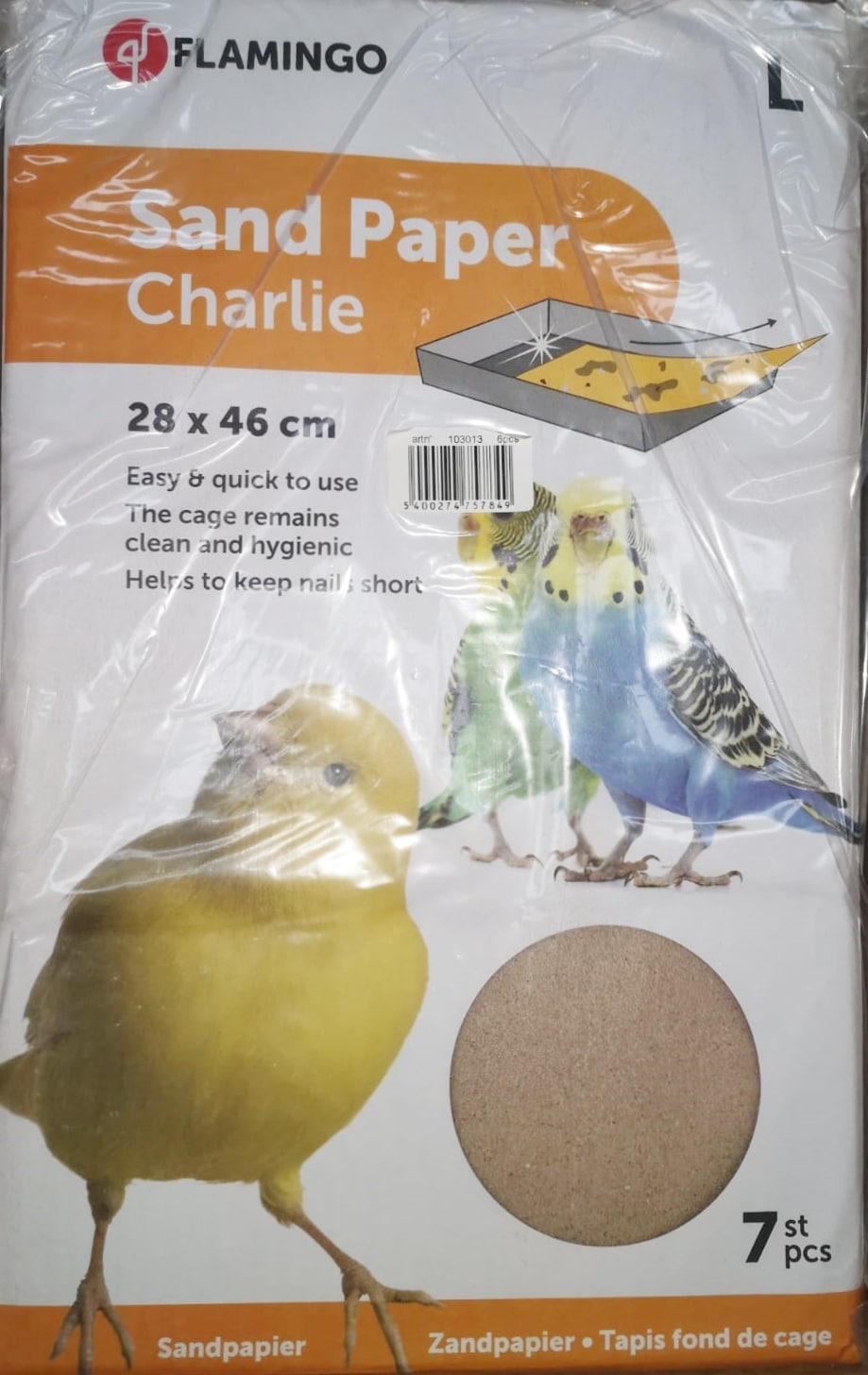 Sanded Sheets Charlie 7pc Large