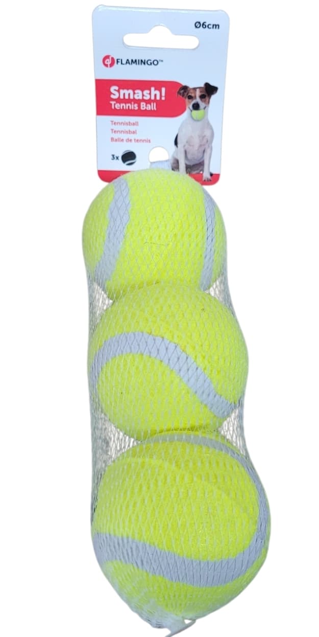Smash Tennis Ball Yellow X3 6CM