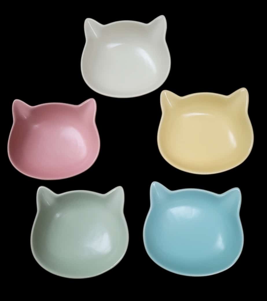 VPS Ceramic Cat Bowl Assorted