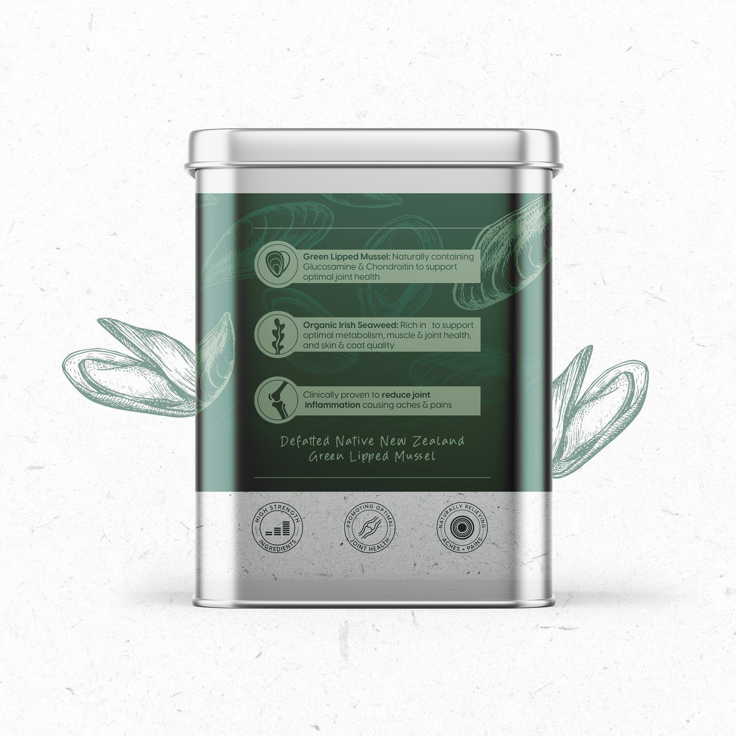 Natural Vet Co Green Lipped Mussel & Organic Seaweed Blend 275g